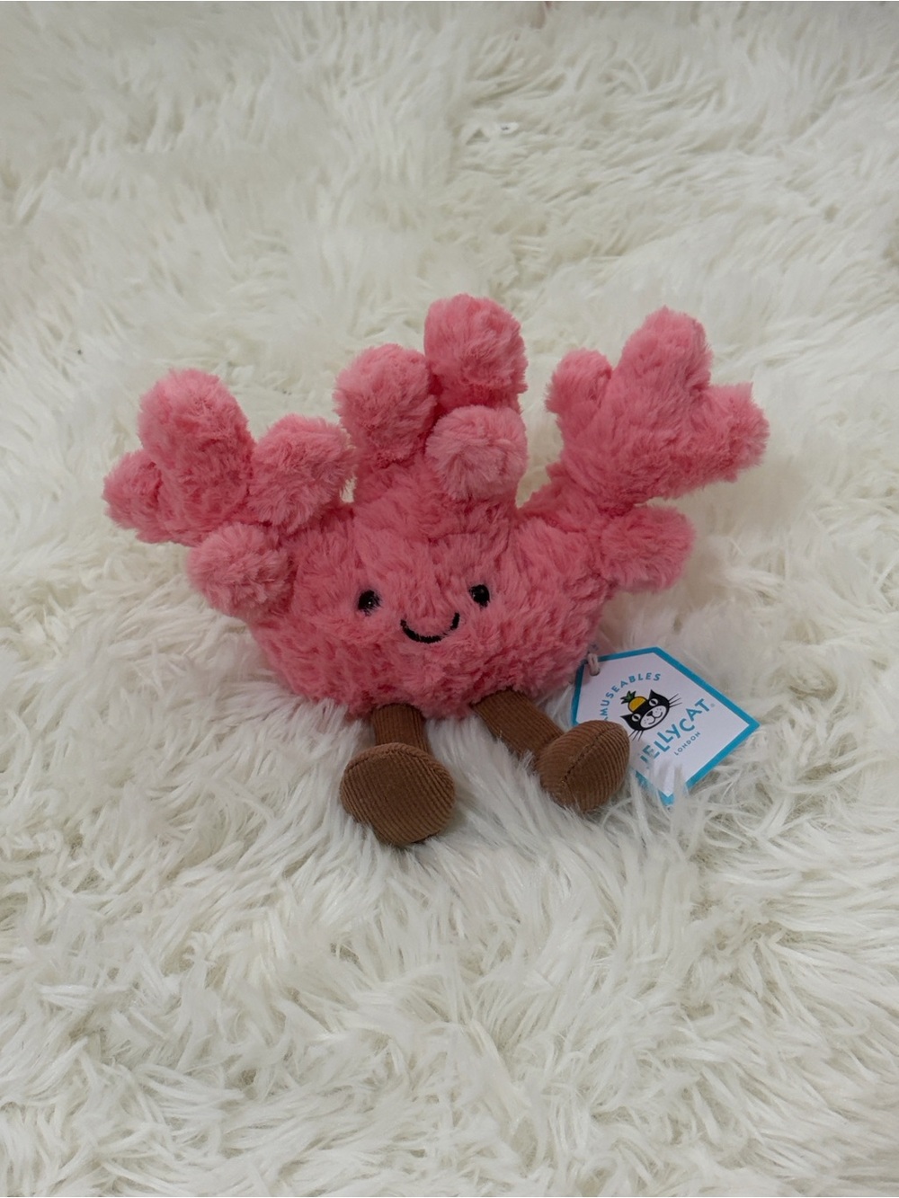 Jellycat Coral amuseables PINK summer